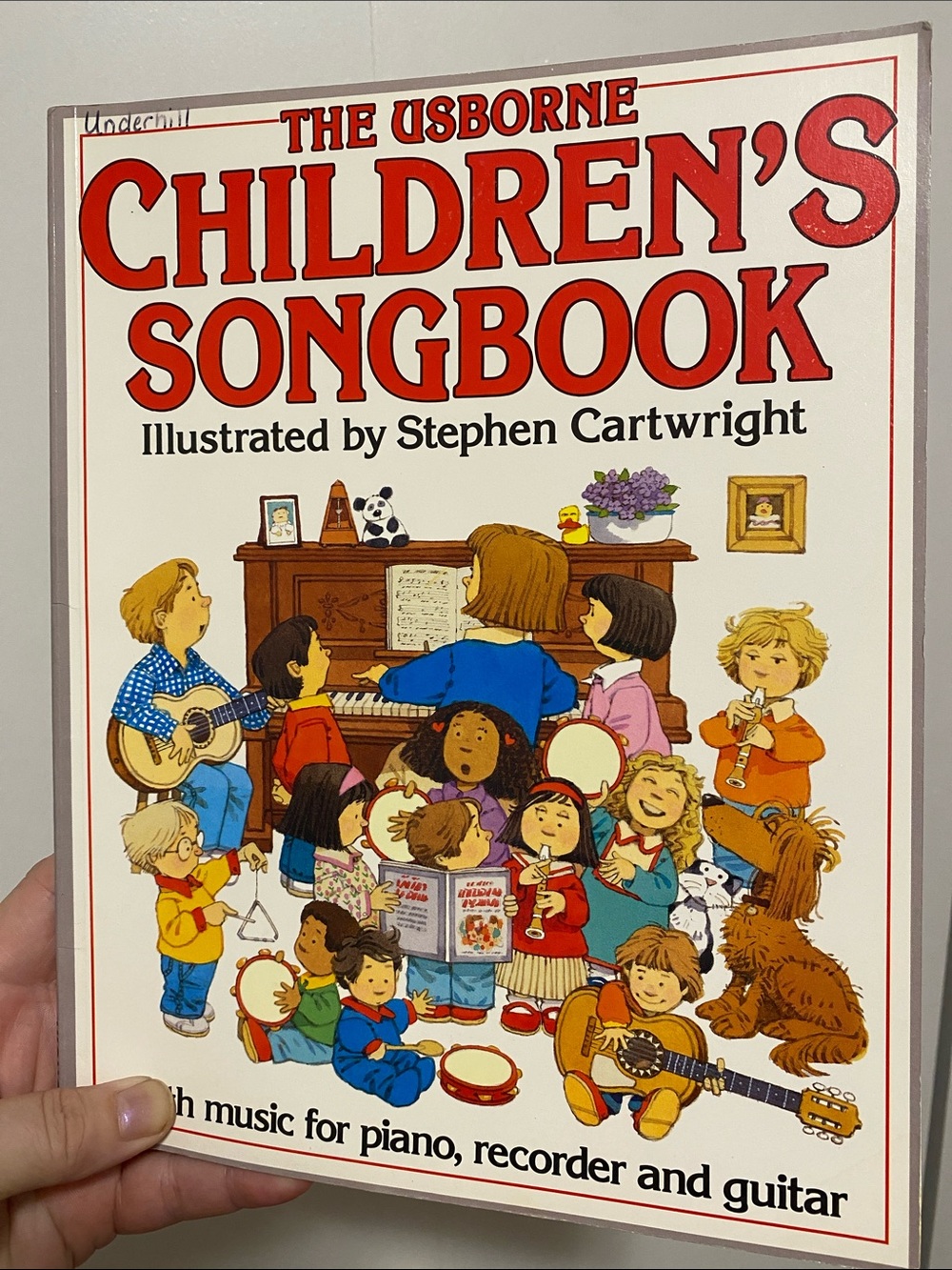 Usborne Children's Songbook piano recorder guitar